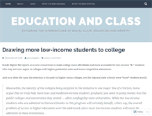 Tablet Screenshot of educationandclass.com